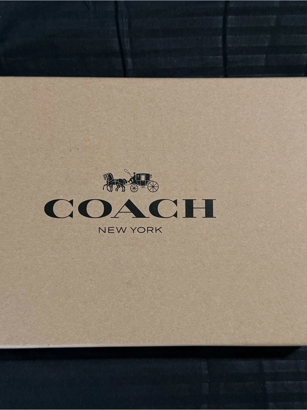 Coach Men’s Gift Set – Leather Wallet, Card Holder & Key Chain | Black | 3-In-1